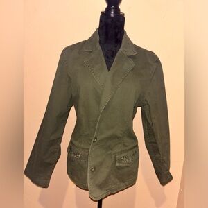 Chico's Olive Green Blazer